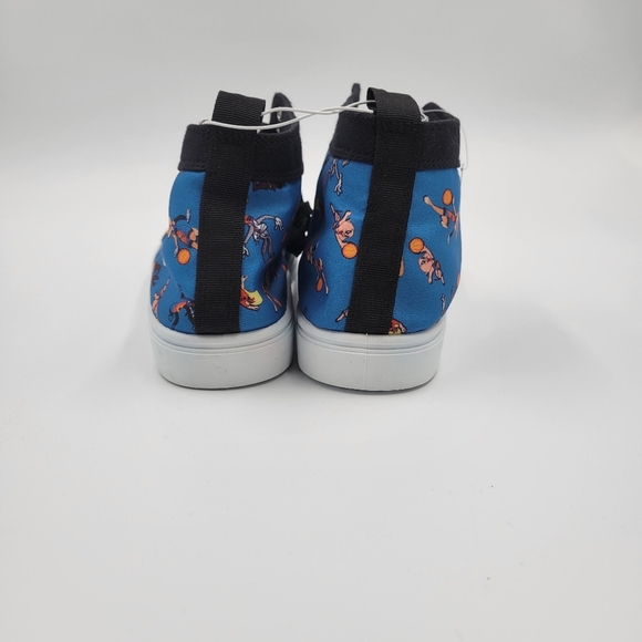Space Jam New Legacy Canvas Shoes Sneakers High Top Black Mens Size 9-11 - Picture 5 of 7